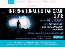 Tablet Screenshot of internationalguitarcamp.com